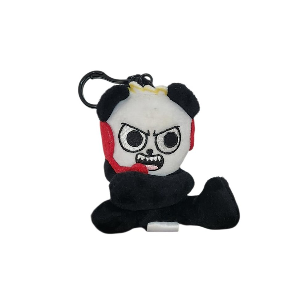 Ryan's World Combo Panda 4" Pocket Watch Clip On Plush Plushie Toy